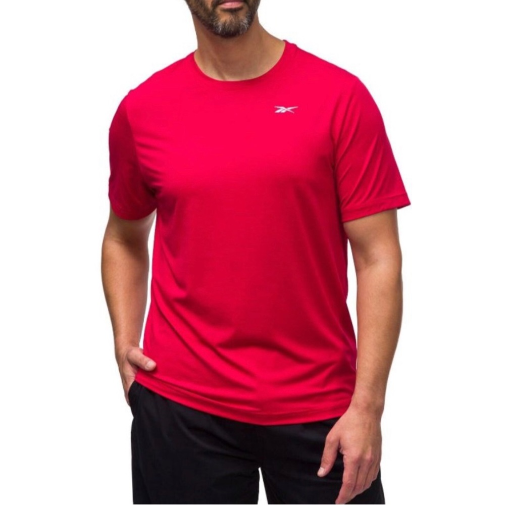 NWT Men’s Red Reebok Textured Active Tee Size XXL
